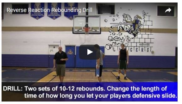 Reverse Reaction Rebounding Drill