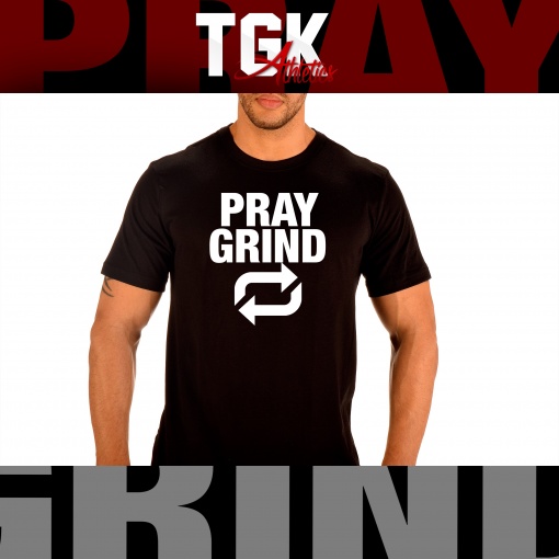 Pray Grind Black T-Shirt